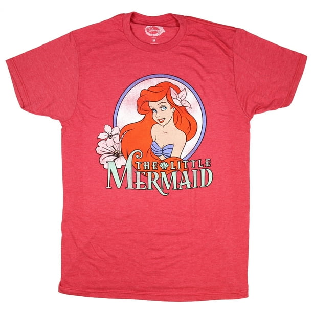 Disney Little Mermaid Men S Ariel Potrait Pixel T Shirt Walmart Com