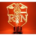 thumbnail image 6 of RN Nursing Registered Nurse Caregiver Medic Attendant Carer Night Light Up LED Engraved Custom Name Free Personalized Gift Table Lamp Room Decor with Remote, 16 Color Options, It's Wow, 6 of 10
