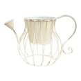 thumbnail image 1 of Maceta con forma de regadera, bonita y versátil, para decoración de jardín. Blanco, 1 of 9