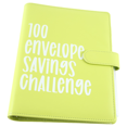 thumbnail image 1 of Carpeta de DesafíO de 100 Sobres, Carpeta de DesafíOs de Ahorro, Carpeta de Presupuesto, Manera FáCil y Divertida de Ahorrar Dinero (Verde), 1 of 5