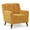 Yellow, variant on MoNiBloom Cotton-linen Accent Chair, Modern Upholstered Single Sofa Armchair, for Living Room, Yellow