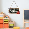 thumbnail image 2 of Nywaba Welcome to Our Classroom Sign, Welcome Back to School Door Hanger Wreath Sign, Boho Classroom Banner, Teacher Gift, Teacher Sign, Welcome Sign, 2 of 3