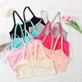 thumbnail image 4 of Sport Crop Cami Bras 8-12Teen Student for Teens & Big Girls Cotton Breathable Teen Sports Bra Wire Free Push Up with Bralette Straps, 4 of 5