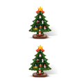 thumbnail image 3 of Moyic de Decoración de árbol de Navidad Adorno de Muñeca Centro de Decoración Metal Craft Farmhouse Type1 NO1, 3 of 6