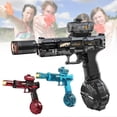 thumbnail image 2 of Electric Water Gun Long Range Automatic Water Squirt Guns with Lighting Water Blasters for Kids Adults, 2 of 5