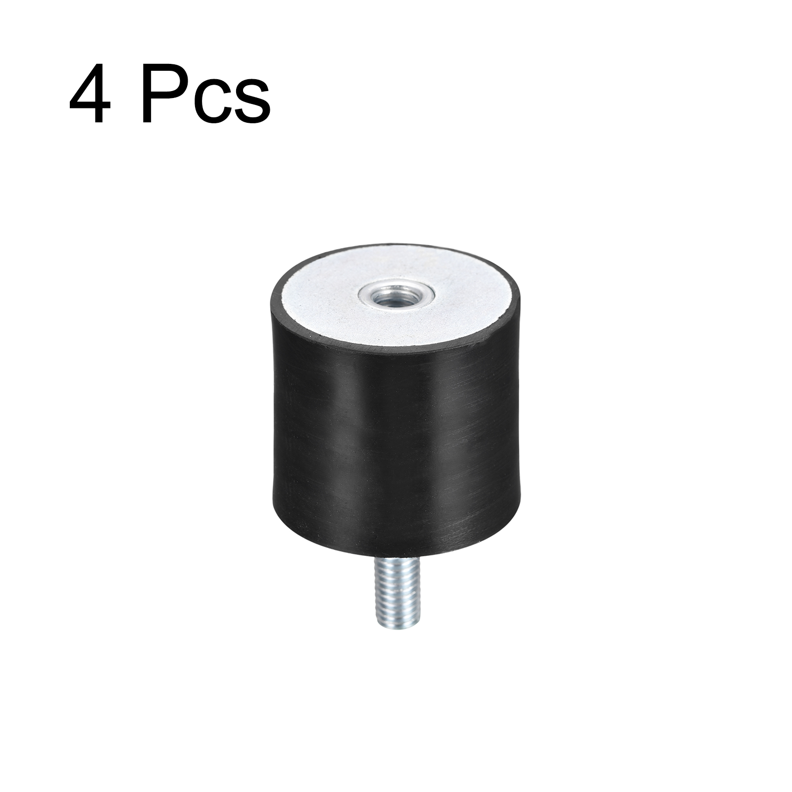 Unique Bargains Rubber Mounts Vibration Isolator Shock Absorber Black D40mmxH40mm