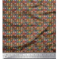 thumbnail image 1 of Soimoi Cotton Duck Fabric Abstract Dots Shirting Printed Fabric 1 Yard 42 Inch Wide, 1 of 3