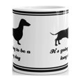 thumbnail image 3 of Its Going To Be A Long Day Dachshund Coffee Tea Ceramic Mug Office Work Cup Gift 15oz, 3 of 3