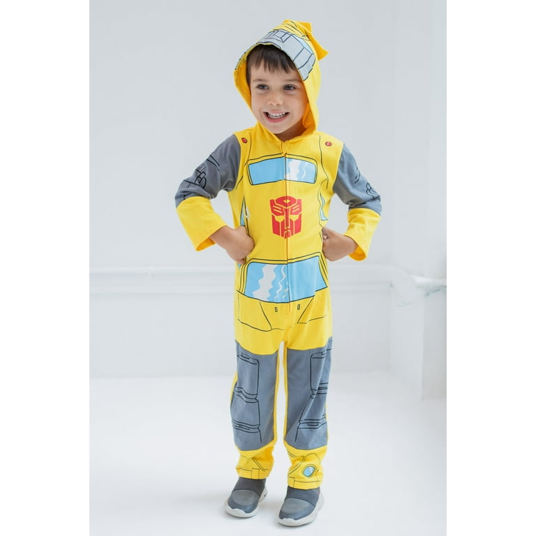 Transformers Bumblebee Toddler Boys Zip Up Costume Coverall Walmart