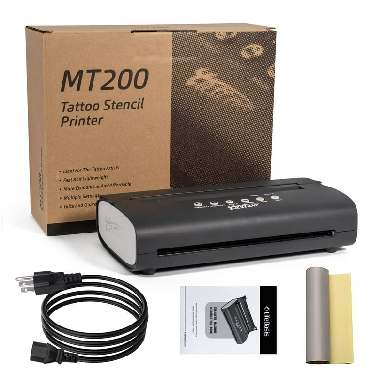 MT200 Tattoo Transfer Thermal Copier Machine Stencil Printer for Drawing  Tattoos Photo Copy Printing – i migliori prodotti nel negozio online Joom  Geek