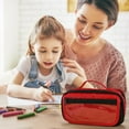 thumbnail image 4 of PEONAVET Stationery Storage Large Capacity Pencil Case Flip Cover Stationery Box Multifunctional Transparent Pencil Case, 4 of 6