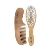 Dr. Browns Healthy Baby Essential Care, Soft & Safe, Baby Brush Plus Comb for Infants & Toddlers