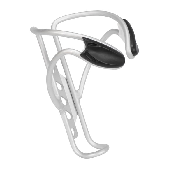Porta anfora para bicicleta de aluminio plata