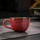 thumbnail image 4 of Taza de café Latte americano Taza de latte Taza vintage Taza de agua Taza de leche Taza de desayuno Taza de cerámica, 4 of 6