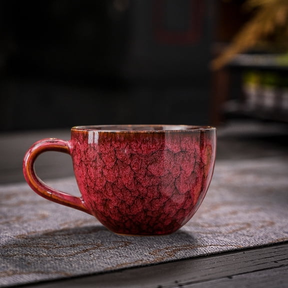VAJUSO Ceramic Coffee Mug – Red