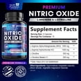 thumbnail image 3 of Extra Strength Nitric Oxide Booster - 3X Strength L-Arginine AKG & Citrulline Malate - Men & Women Premium Pre Workout Nitric Booster - Natural Energy & Muscle Support, Bottled in USA - 60 Capsules, 3 of 10