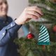 thumbnail image 2 of Descuento Inmediato, Adornos navideños Adornos para el árbol de Navidad Adornos para el árbol tejidos Colgantes pequeños Akmoler, 2 of 8