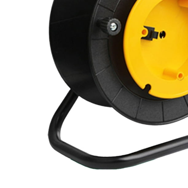 Almencla Empty Cable Reel Hand Crank Power Cord Reel for Patio Lawnmower  Cable Garden S260A 