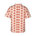 thumbnail image 3 of Balery Octopuses1 Print Men's Hawaiian Shirts Short Sleeve Beach Shirt Relaxed Fit Vacation Button Down Shirts-Large, 3 of 9