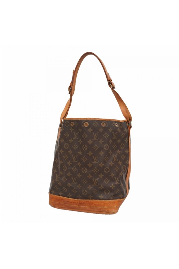 Pre-Owned Louis Vuitton Monogram Noe Shoulder Bag M42224 Brown Women's
