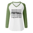 thumbnail image 4 of Chandails à Col Rond Légers Décontractés pour Femmes à Manches Longues, T-Shirt à Enfiler Imprimé Graphique de Football, Hauts Athlétiques pour Femmes, Coupe Ample, Chemises d'Été pour Femmes, Chemise d'Été pour Femmes, Chemise à Rayures pour Femmes, 4 of 4