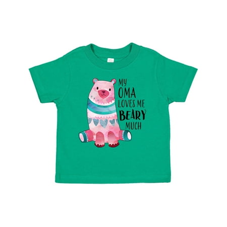 

Inktastic My Oma Loves Me Beary Much with Cute Bear Boys or Girls Toddler T-Shirt
