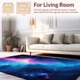 thumbnail image 2 of ODIKA 2'x3' Machine Washable Non-Slip Area Rug, Electric Galaxy Gamepad Featuring Energetic Streaks And Dots High Traffic Rug, Pink, 129169, 2 of 7