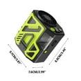 thumbnail image 3 of Ventilador de Cintura Portátil, 6000 Mah, Recargable, Funciona Las 24 Horas, 3 Velocidades (1-100), Apto para Exteriores, Trabajo, Granja, Viajes, Ciclismo., 3 of 3