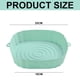 thumbnail image 2 of Bandeja de silicona versátil para freidora de aire, horno microondas, accesorios para freidora de aire reutilizables sin BPA con asas, tapete de cocina resistente al calor apto para lavavajillas para, 2 of 5