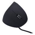 thumbnail image 3 of DEEPCRAFF Ergonomic Mouse Black Plastic Vertical Design for Office Work 1Pack, 3 of 8
