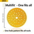 thumbnail image 2 of Mirka Abrasives 235MF800  235MF800; Gold Multifit 5 Grip 42H P800, 2 of 6