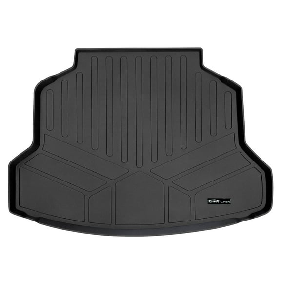 SMARTLINER All Weather Custom Fit Cargo Trunk Liner Floor Mat Black Compatible With 2012-2016 Honda CR-V