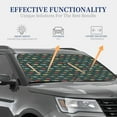 thumbnail image 4 of Vsdgher River Freshwater Fish Print Car Windshield Sun Shade, Reflective Sunshade Window Sunshade Sun Visor Protector Fit for Cars,Trucks,SUVs-Large, 4 of 6