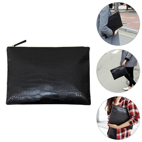 IMIKEYA 1Pc Black Envelope Clutch Bag Wear Resistant Fashion Woman Bag for Parties
