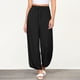 thumbnail image 1 of Karight Linen Pants Women Summer Beach Lounge Palazzo Trousers Loose Elastic Plus Size Drawstring with Pockets Pants, 1 of 6