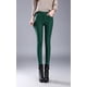 thumbnail image 1 of Leggings gruesos con forro polar, pantalones de cintura alta para mujer, pantalones ajustados con cintura elástica, pantalones casuales de otoño e invierno para mujer, 1 of 5