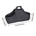 thumbnail image 2 of Phenofice Professional Firewood Storage Bag with Hand Strap Lightweight Black Oxford Cloth Tote, 2 of 6