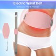 thumbnail image 2 of Amdohai Portable Heating Pad Electric Waist Belt Device Fast Heating 4 Temperature Modes with Vibration Function Massage Belt for Back Pain USB Charging Plug and Play Belly Heating Pad, 2 of 7