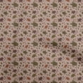 thumbnail image 1 of oneOone Viscose Chiffon Dark Rose Brown Fabric Sea Sewing Fabric By The Yard Printed Diy Clothing Sewing Supplies 42 Inch Wide, 1 of 4