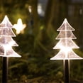 thumbnail image 5 of Xihbxyly Luces Solares Navideñas, Paquete de 5, Decoración para Jardín Exterior, Papá Noel, Copo de Nieve, Patrones de Árboles, Energía Solar, Fácil Instalación, Decoración para Caminos de Jardín, Lu, 5 of 5