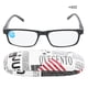 thumbnail image 2 of Anteojos de lectura unisex con protección, marco negro clásico, dioptrías +400, antifatiga y antiluz azul, 2 of 8