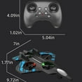 thumbnail image 2 of Skyriders Rc Jet, Rc Stunt Fighter Jet Toy with 360° Flips & LED Lights, Remote Control Foam Airplane, Rechargeable Hovering Fighter Helicopter for Beginners, 2 of 7