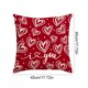 thumbnail image 3 of V-alentine's Day Themed Pillow Cover Heart And Floral Print Sofa Decorative Pillowcase Holiday Decoration, 3 of 6
