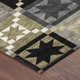 thumbnail image 3 of Addison Rugs Chantille Indoor/Outdoor Transitional Patchwork Black Machine Washable Rectangle Rug, 10' x 14', 3 of 8
