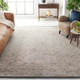 thumbnail image 2 of SAFAVIEH Vivaldi Petrina Abstract Area Rug, Ivory/Navy, 6'7" x 6'7" Square, 2 of 8