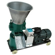Animal Feed Pellet Machine 8MM Farm Electric Feed Granulator 2 Pressure Roller 220V 3KW