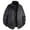 Black, variant on Coats for Men's Solid Color Casual Standing Collar Jacket Jacket Zipper Double Side Pocket Design Casual Standing Collar Baseball Clothing Casual Jacket Size:XL