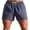 Blue, variant on Men's Lounge Shorts Casual Gingham Shorts with Elastic Waist Soft Summer Pajama Shorts with Pockets Black S