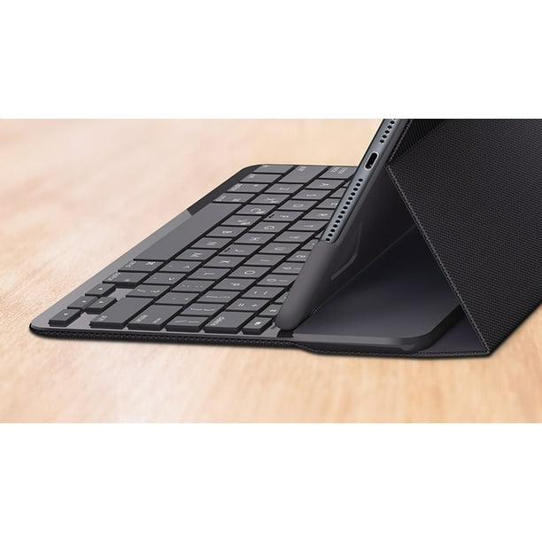 Slim Folio Integrated Bluetooth Keyboard iPad (5th and 6th Generation) - Bulk - Black - Walmart.com