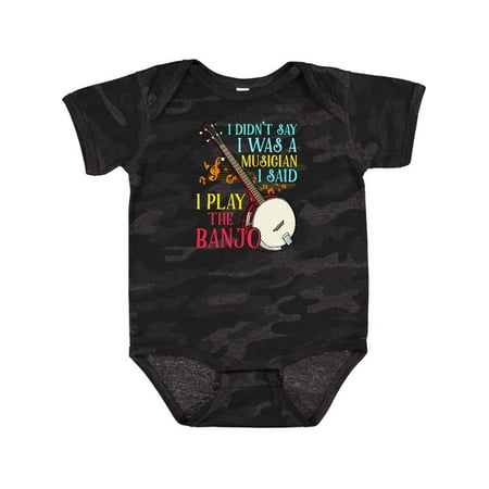 

Inktastic Banjo Music Funny Quote Gift Baby Boy or Baby Girl Bodysuit